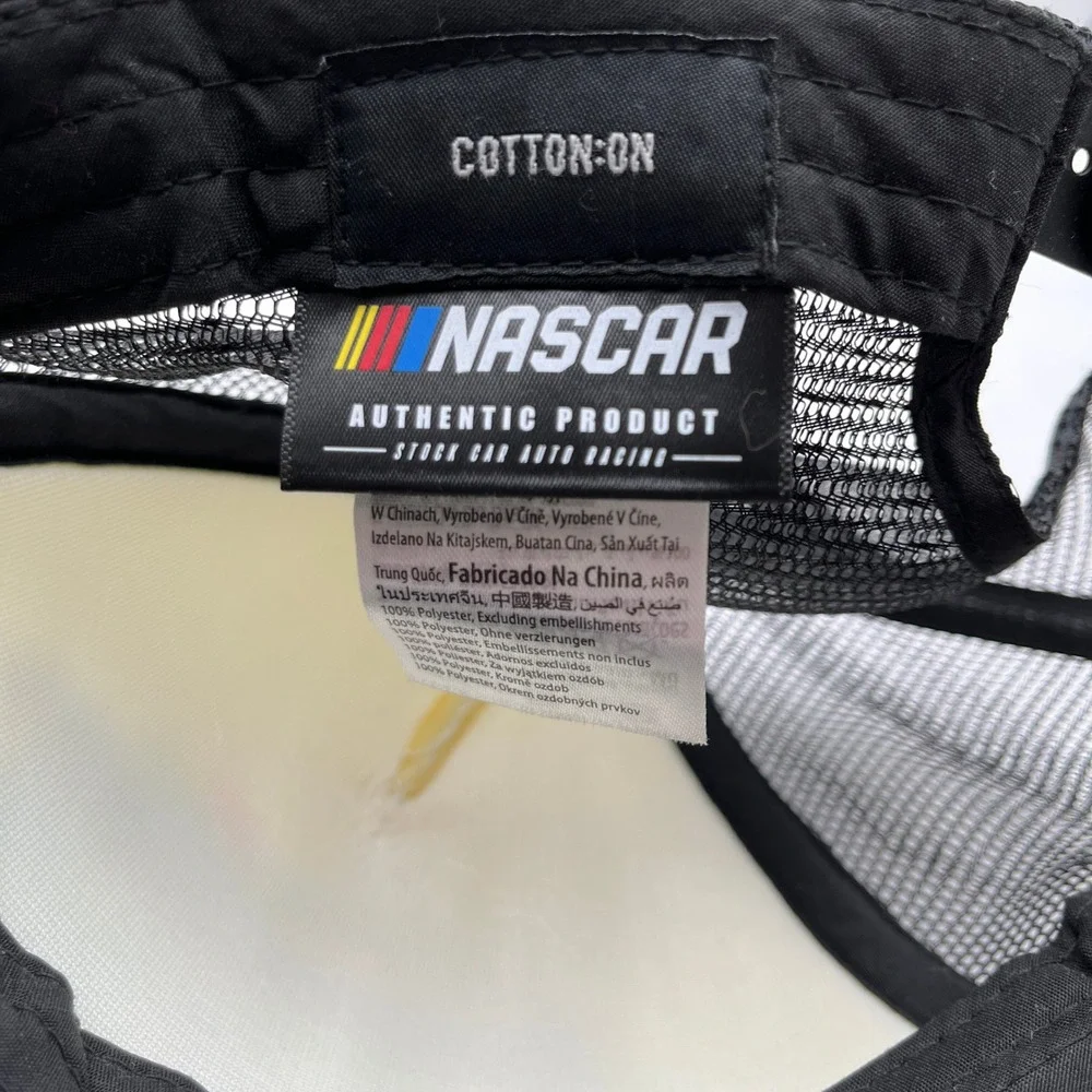 NASCAR Daytona‎ 500 Trucker Hat Mesh Snapback Racing Black OSFM Cotton On